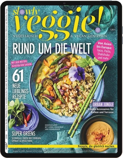 slowly veggie E-Paper - Aktuelle Ausgabe