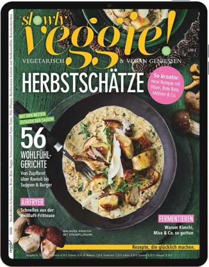 slowly veggie E-Paper - Aktuelle Ausgabe
